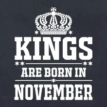 Kings are born in November