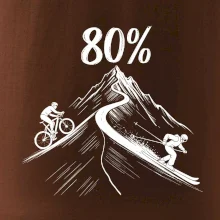 Narozeniny cyklista a lyžař 80