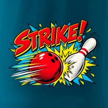 Strike komiksový bowlingový náraz