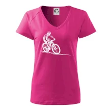 MTB kreslený cyklista