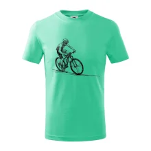 MTB kreslený cyklista