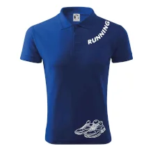 Running nápis šikmo