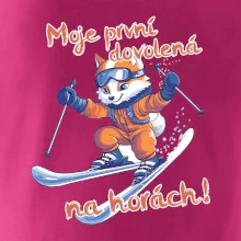 Moje první dovolená na horách oranžová liška