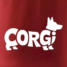 Corgi nápis v těle