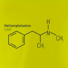 Molekulární struktura Metamfetamin