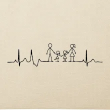 EKG rodina a dvě holky