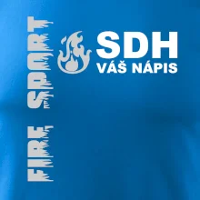 SDH REFLEXNÍ nápis (oheň, firesport, název sboru - vlastní nápis)