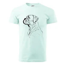 Boxer černá kresba