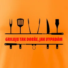 Griluju tak dobře, jak vypadám