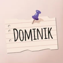 Papírek se jmenovkou - prso - vlastní jméno