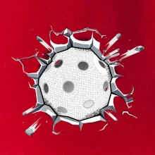 Florbal míč v triku