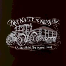 Bez nafty to nepojede traktor s vlekem