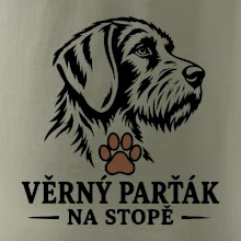 Věrný parťák na stopě lovecký pes