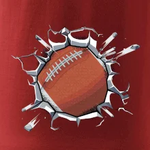 Americký fotbal míč v triku