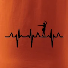 EKG tanečnice salsy