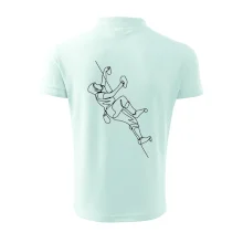 Lezecká stěna jedním tahem