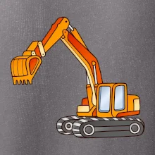 Bagr bez nápisu oranžový