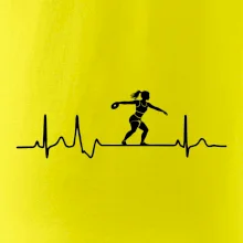 EKG hod diskem