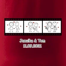 Svatební den - váš nápis (Hana-creative)