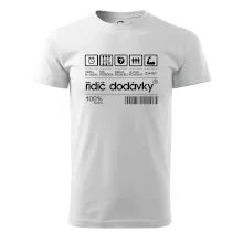Čárový kód - řidič dodávky Čárový kód - řidič dodávky