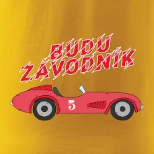 Budu závodník červené staré auto