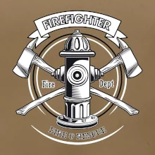 Firefighter logo Fire and rescue