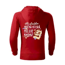 Kniha - Holka, která miluje knihy -  Vaše jméno