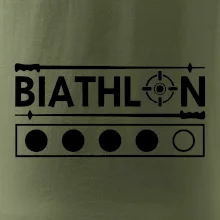 Biathlon terč a hůlky
