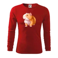 Morče - kreslené, bílo oranžové