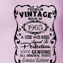 Vintage Etiketa - 1965