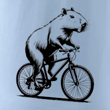 Kapybara na kole černá