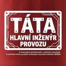 Táta hlavní inženýr provozu