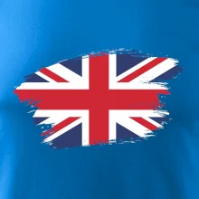 Britská vlajka roztrhaná