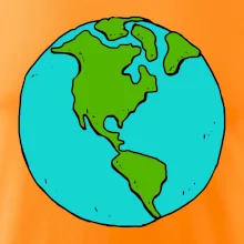 Planeta na prsu - Amerika