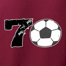 Fotbal kulaté narozeniny 70