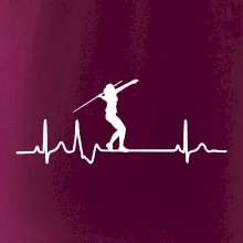 EKG hod oštěpem žena