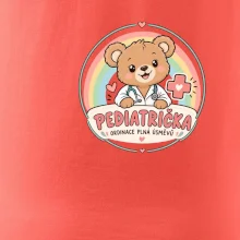 Pediatrička ordinace plná úsměvů - medvídek a duha