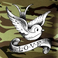 Love holubice - kreslená