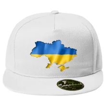 Ukrajina vlajka mapa