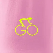 GO - Fluo cyklista malý