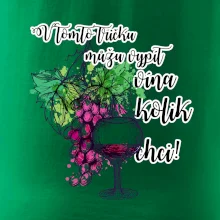 V tomto tričku můžu vypít vína kolik chci