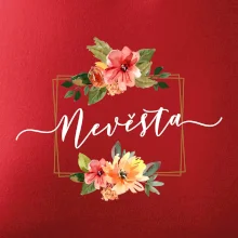 Nevěsta čtverec oranžový