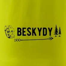 Beskydy nápis