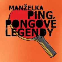 Manželka ping pongové legendy