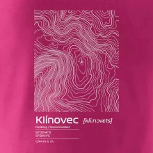 Klínovec - vrstevnice v obdélníku
