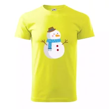 Sněhulák se šálou