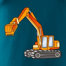 Bagr bez nápisu oranžový