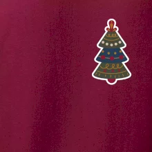 Folklor na prsu vánoční stromek