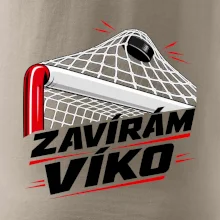 Hokejový střelec zavírám víko