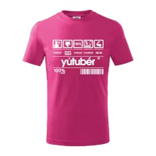 Čárový kód - youtuber